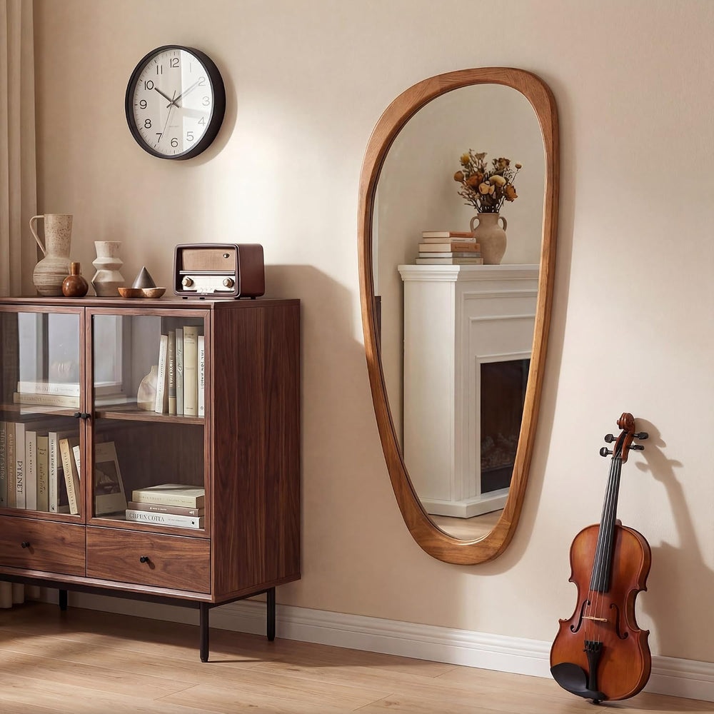 EOGOW Asymmetrical Mirror,48" x 22" Unique Irregular Mirror Wall-Mo...