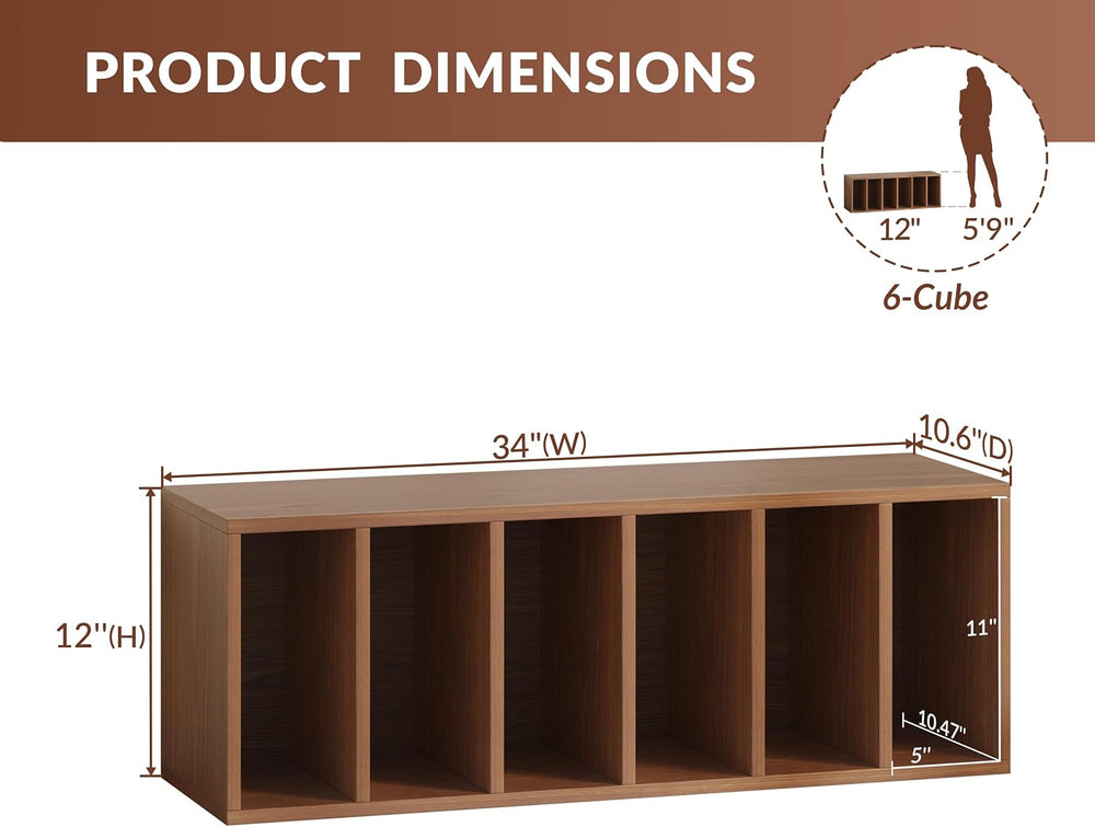 IOTXY DIY Modular Cube Bookcase - CubeXY Customizable Stackable Expandable Ba...