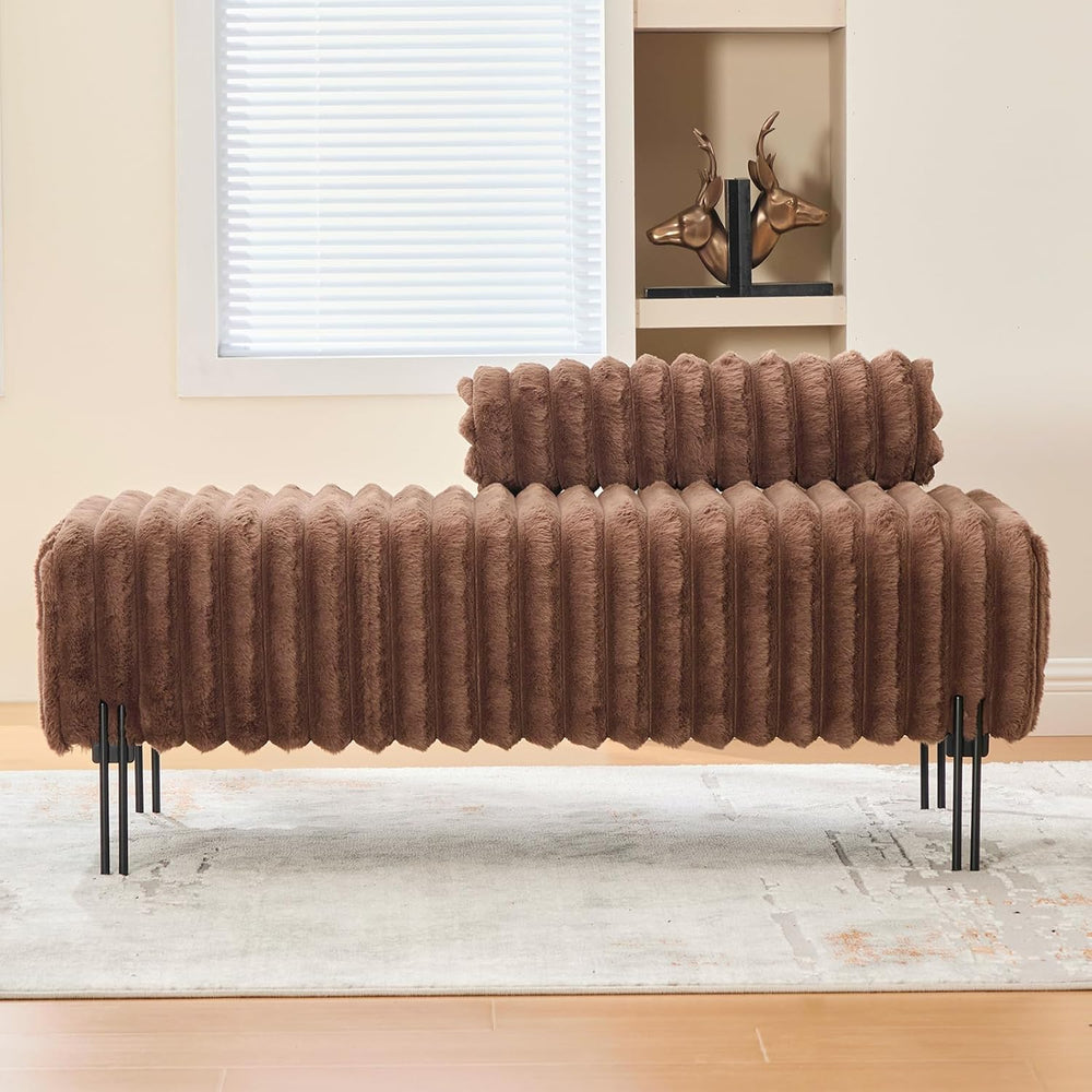NIOIIKIT 53.2" Loveseat Sofa Couch with Adjustable Backrest, Accent Sofa...