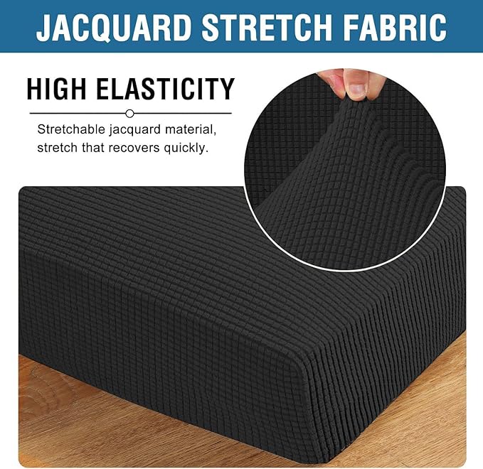 H.VERSAILTEX Super Stretch Individual Chaise Cover Sectional Couch Covers