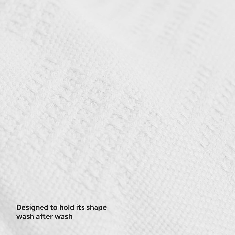 100% Cotton Blanket King Size Thermal Blanket (108"x90") - Lightwei...