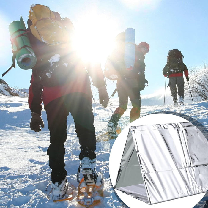 Chumia 50 Pcs Emergency Blanket Bulk Space Survival Blanket