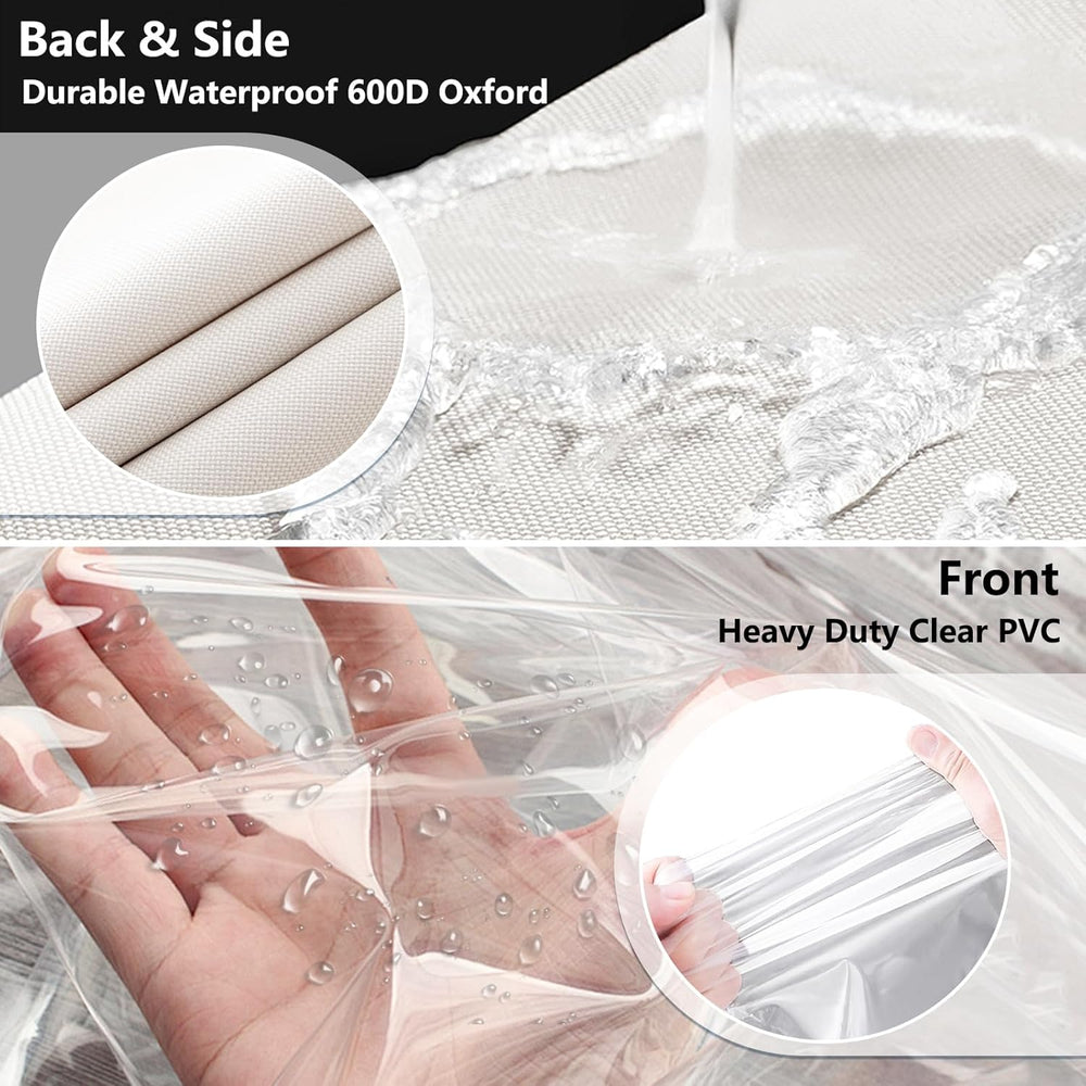 Waterproof Shelf Cover,Outdoor 600D Heavy Duty Dustproof Storage Shelves Cove...