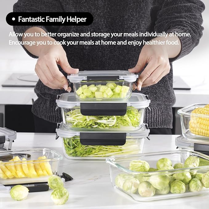 coccot Glass Food Storage Containers