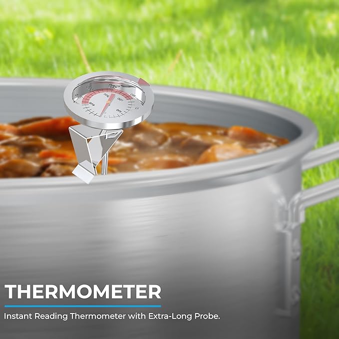 30 Qt Aluminium Stock Pot Kit – Turkey Fryer Pot