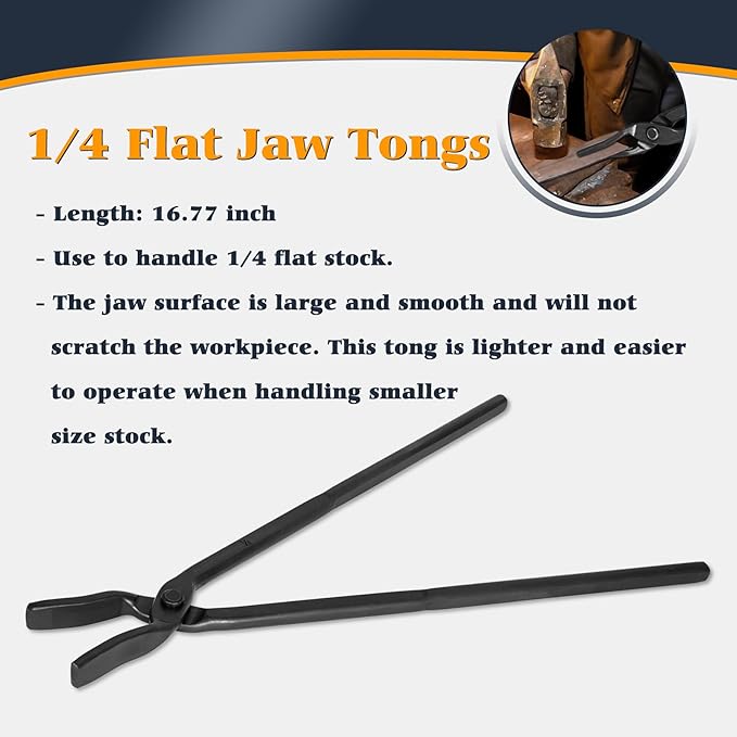 Blacksmith Knife Making Tongs Set