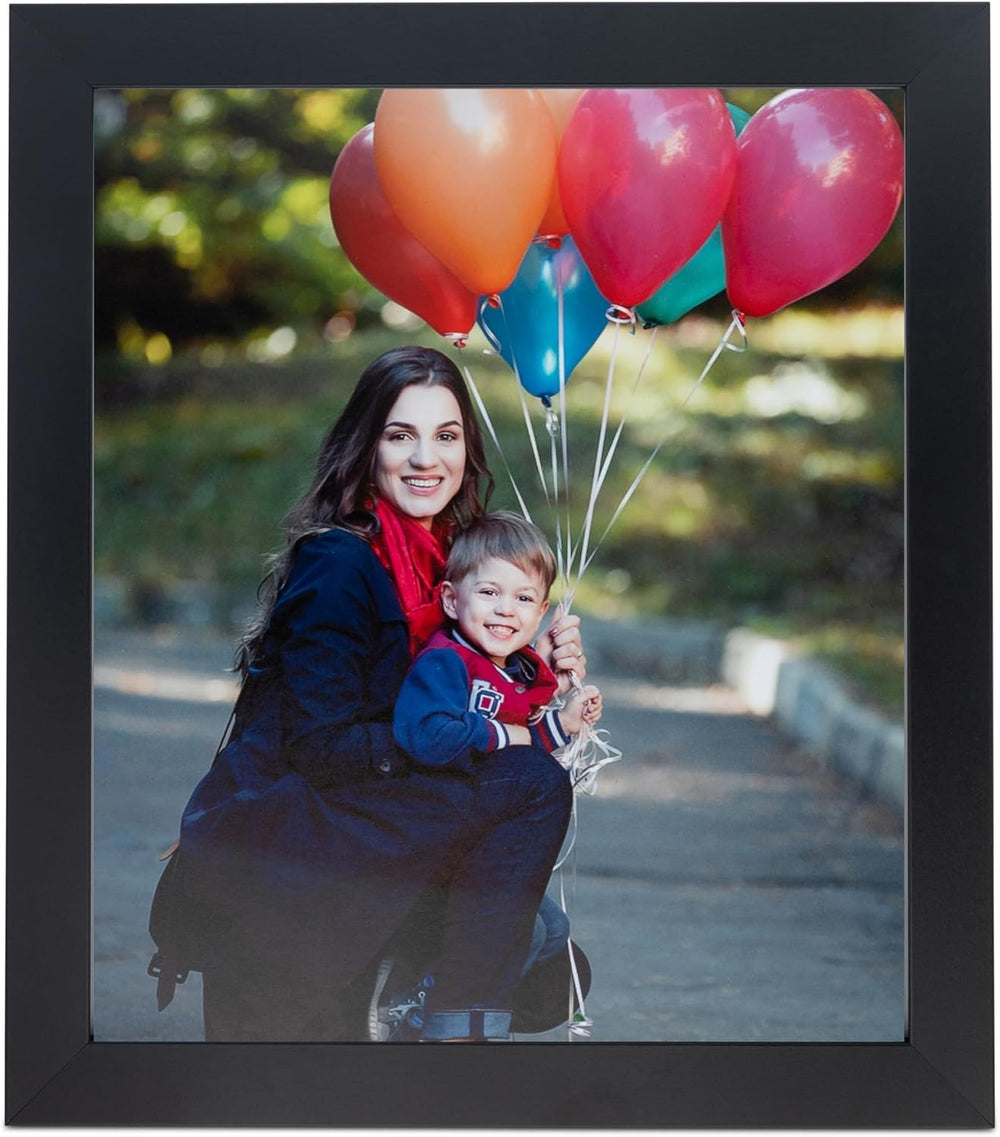 ArtToFrames 21x30 Inch Black Picture Frame, This 1.2500 Inch Custom Poster Fr...