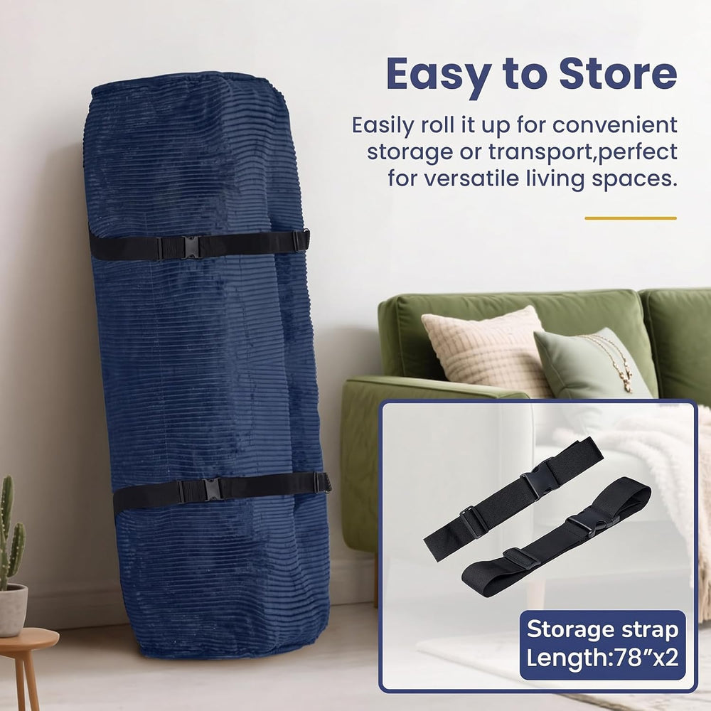 JUIKURY 8" Futon Mattress Queen Size, Thick Futons Sofa Couch Bed Sleepe...
