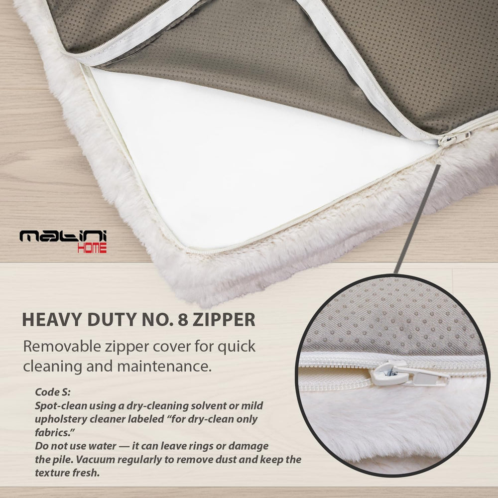 Memory Foam Futon Mattress, Foldout Couch Futon Mattress - 6x60x80 (White Ivo...