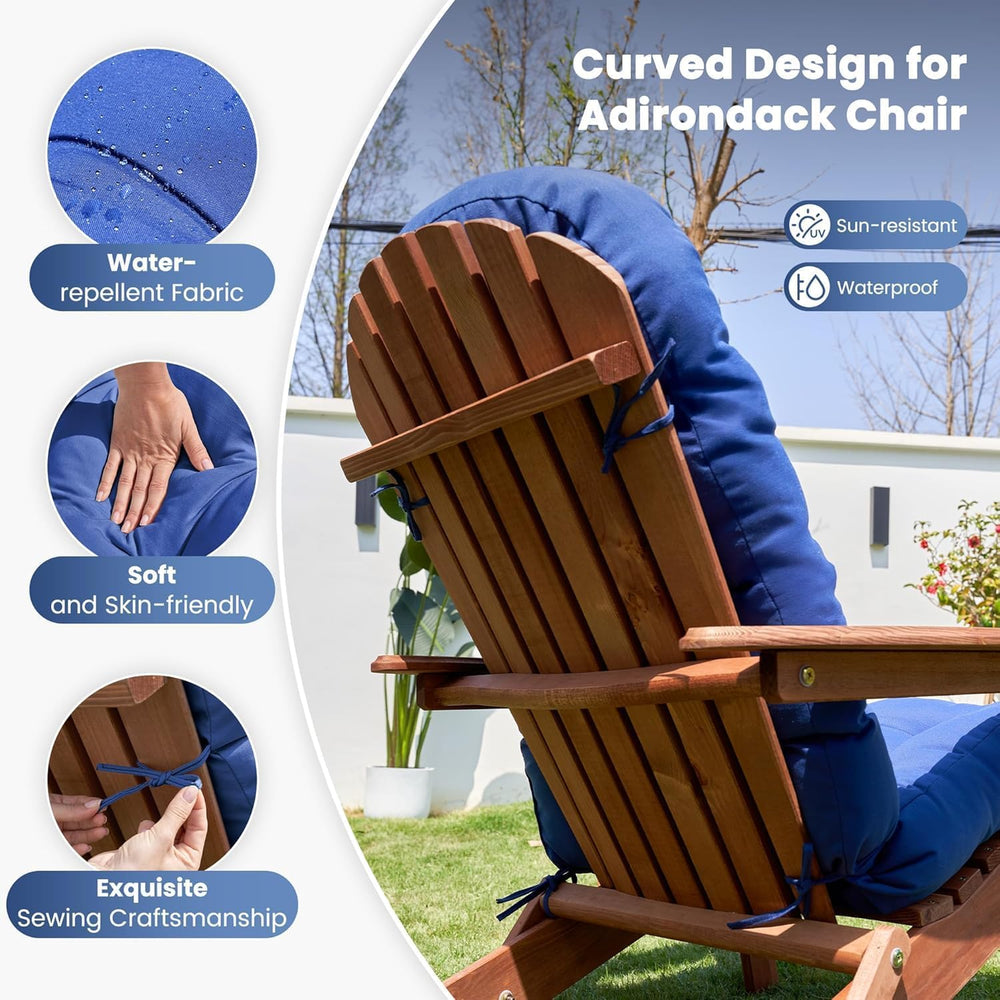 Amopatio Outdoor Adirondack Chair Cushions Set of 2