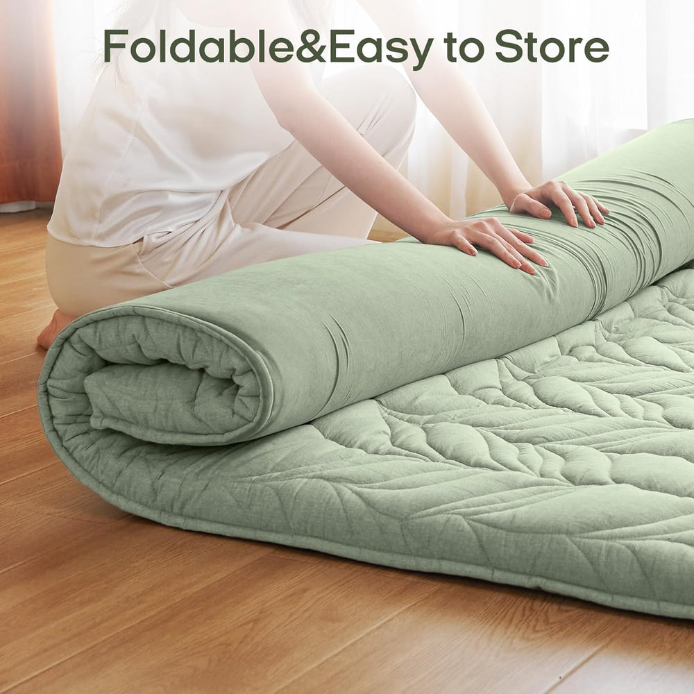 ZonLi Japanese Floor Mattress Futon Mattress Full Size 4 Inch Thick