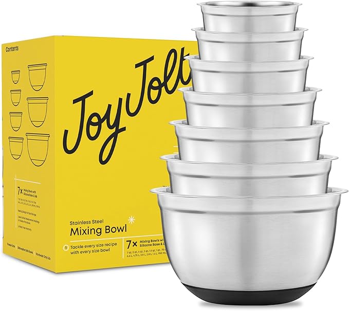 JoyJolt Stainless Steel Mixing Bowls