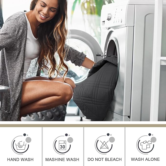 TAOCOCO 100% Waterproof Loveseat Recliner Cover