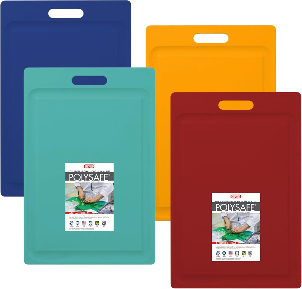 Dexas 4-Pack NSF Certified Polysafe Cutting Boards
