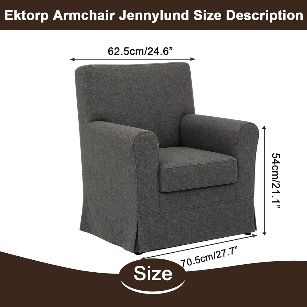 Sofa Covers Slipcover Replacement Compatible for IKEA Ektorp Jennylund Armcha...