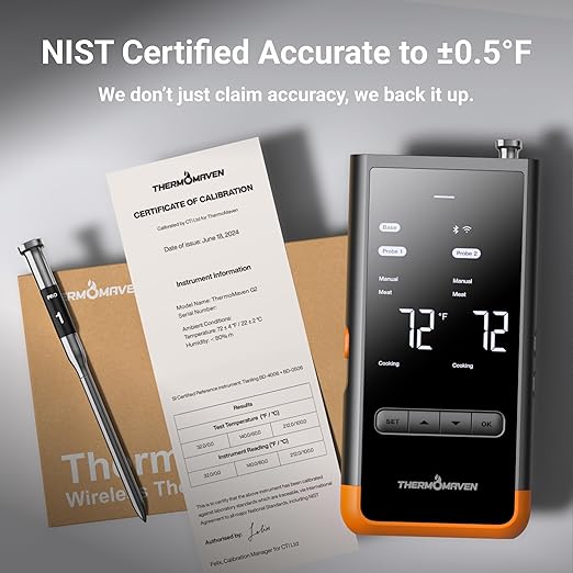ThermoMaven Wireless Bluetooth Smart Meat Thermometer: Standalone Base