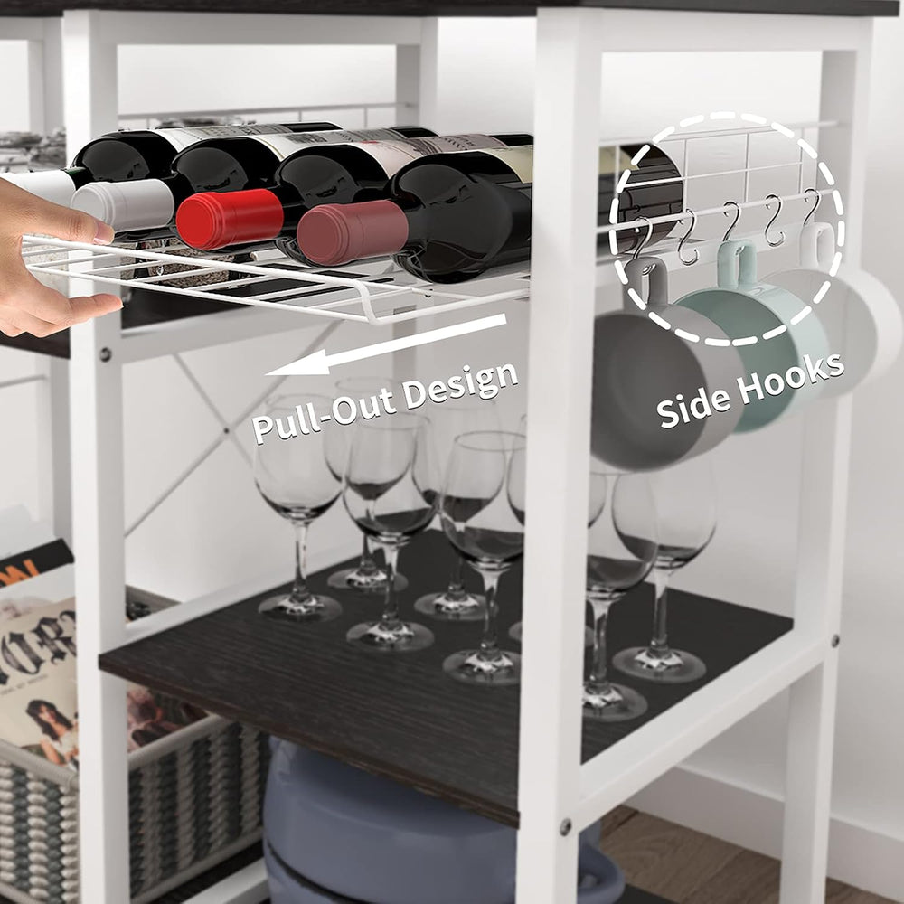 sogesfurniture 3-Tier Kitchen Baker's Rack Utility Shelf Microwave Stand ...