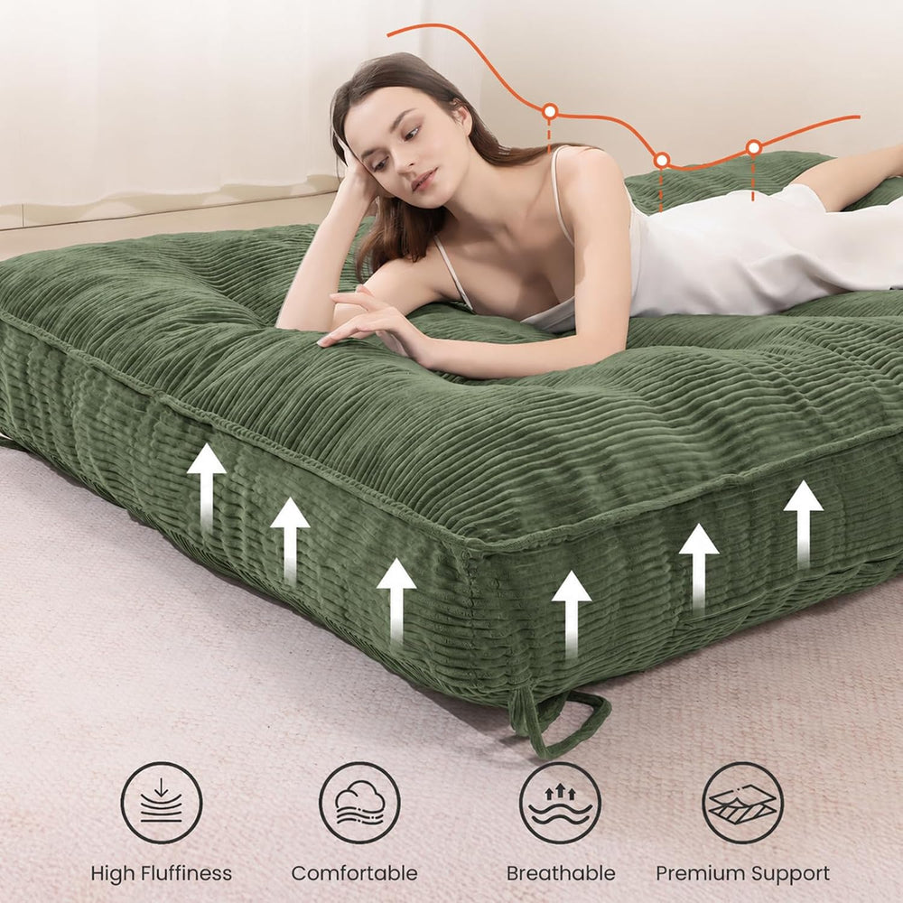 Erament 8 Inch Futon Mattress Full Size, Futons Sofa Bed Convertibel Sleeper ...