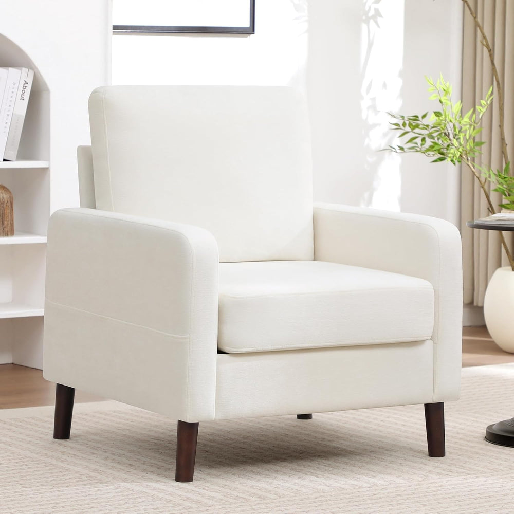 Accent Chair for Living Room, Modern Reading Chair for Bedroom, Upholstered A...