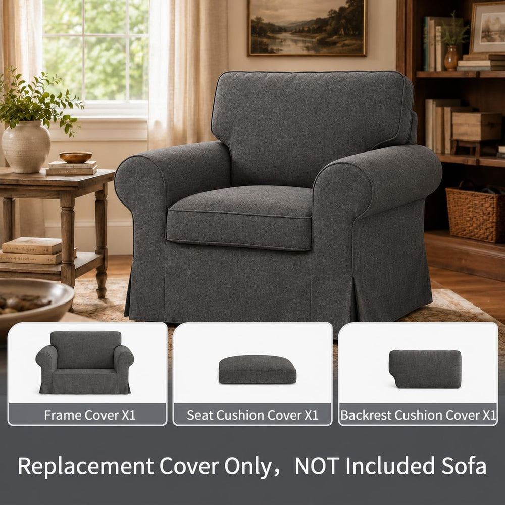 Ektorp Chair Cover for IKEA Ektorp Armchair Light Gray