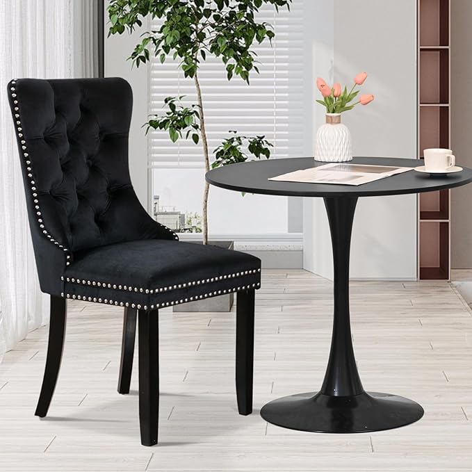 SoarFlash Kitchen Table and Chairs for 2, 31.5" Dining Table Set for 2 w...