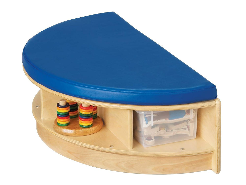 Jonti-Craft 3760JC Read-a-Round Semi Couch, Blue