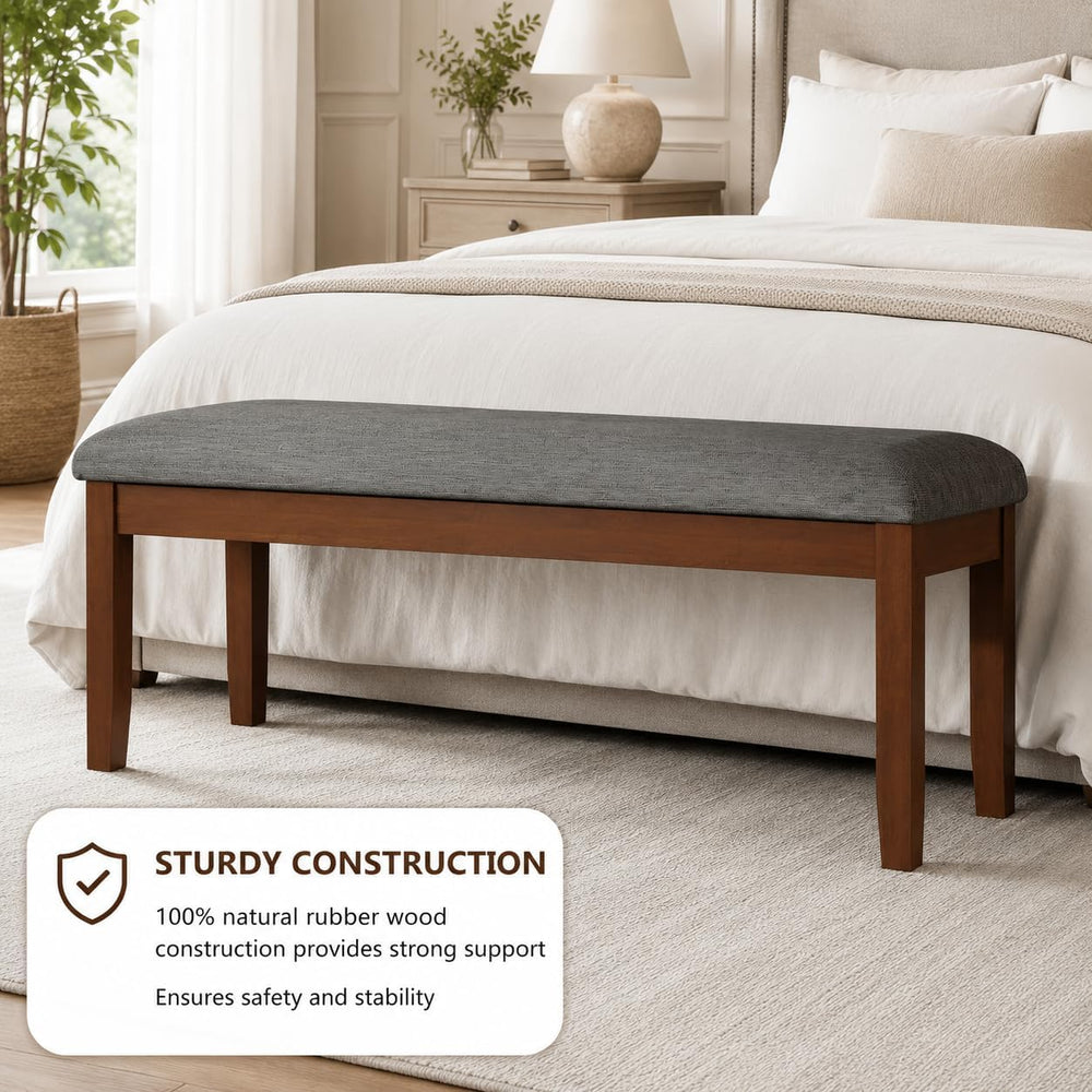 NAFORT Dining Bench Entryway Bench Upholstered Dining Bench