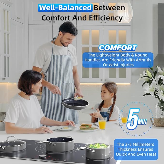 Deluxe DUXANO 14PC Healthy Pots and Pan