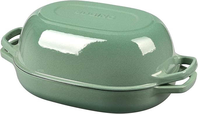 EDGING CASTING Enameled Cast Iron Oval Dutch Oven Pot