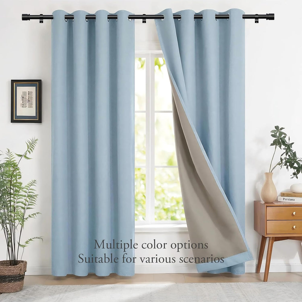 Byondeth Curtain Rods 16 to 144 Inches, 1 Inch Splicing Adjustable Curtain Ro...