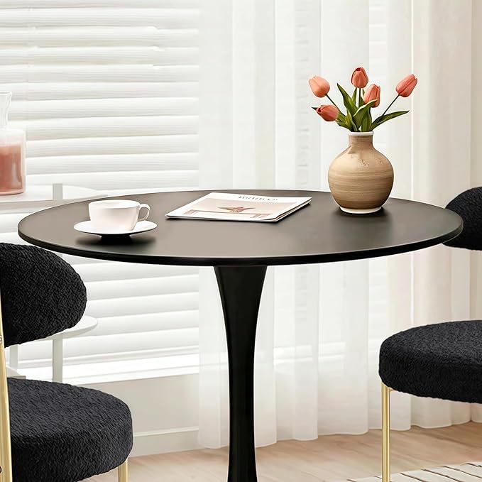 SoarFlash Kitchen Table and Chairs for 2, 24" Dining Table Set for 2 wit...