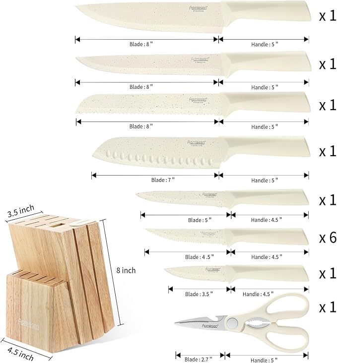 Stainless Steel Knife Set, Knife Block Sets
