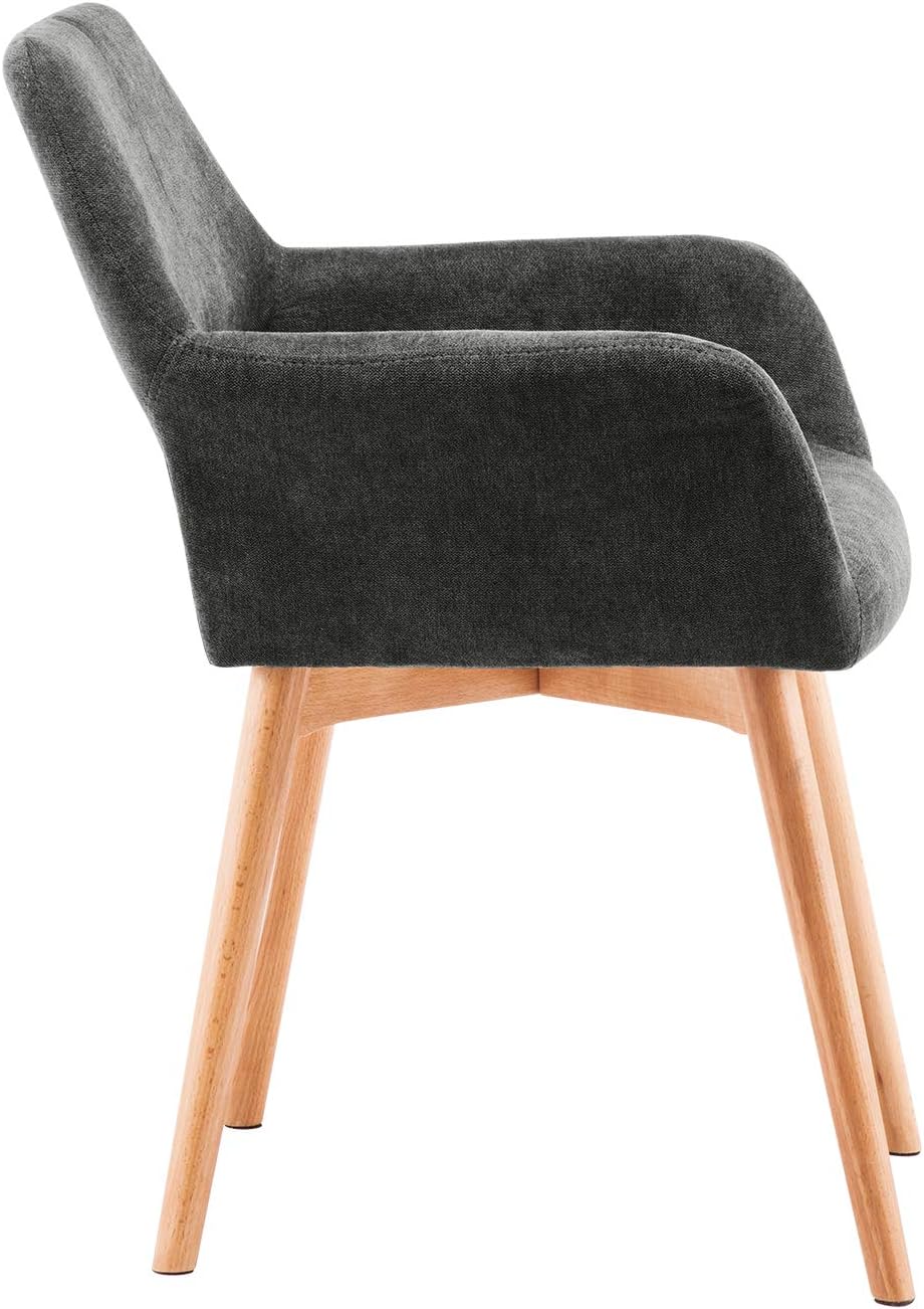 Mid Century Modern Dining Chairs Set of 6 & 4 & 2 Comfy Accent Chair ...