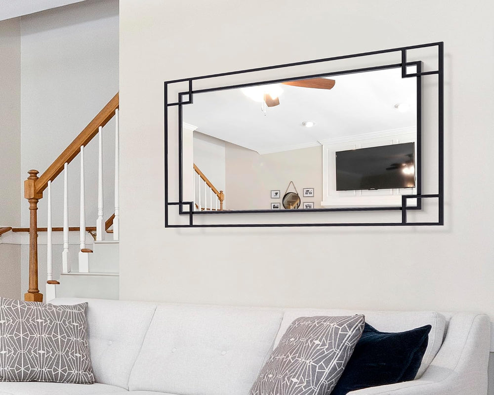 Chende 24''x47'' Large Living Room Mirror for Wall with Metal...