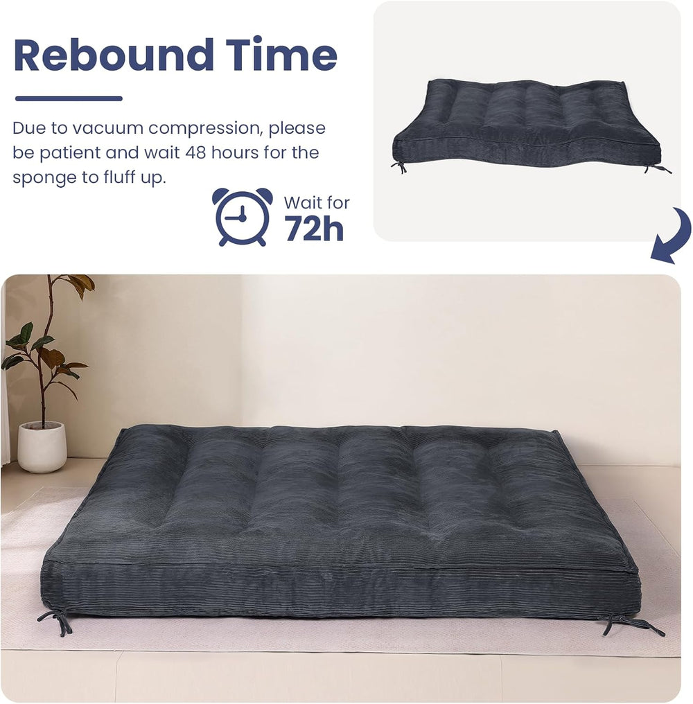 JUIKURY 8" Futon Mattress Full Size, Thick Futons Sofa Couch Bed Sleeper...