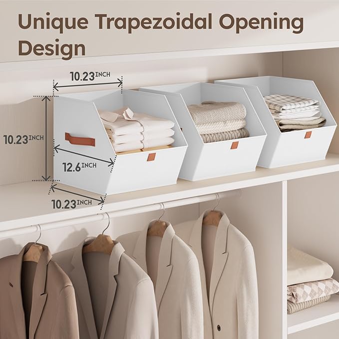 Homsorout Fabric Closet Storage Cubes