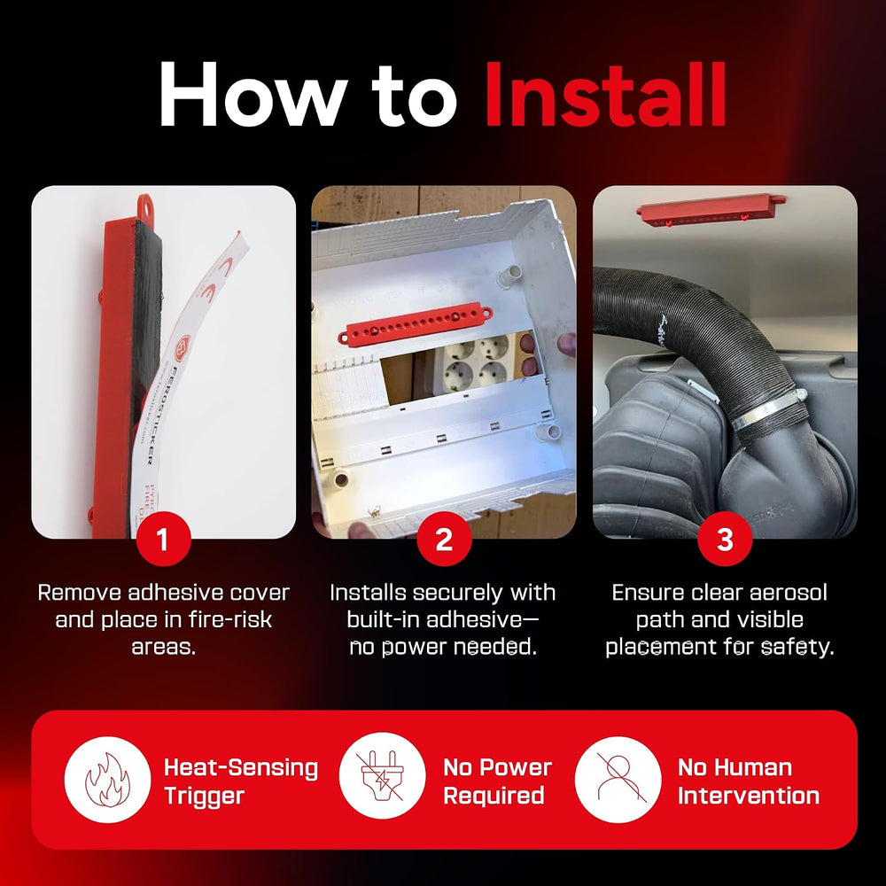Small Automatic Fire Extinguisher (4 Pack)