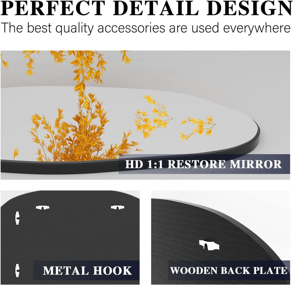 Irregular Asymmetrical Mirror Wall Mounted, Unique Vanity Mirror,Shaped Dress...