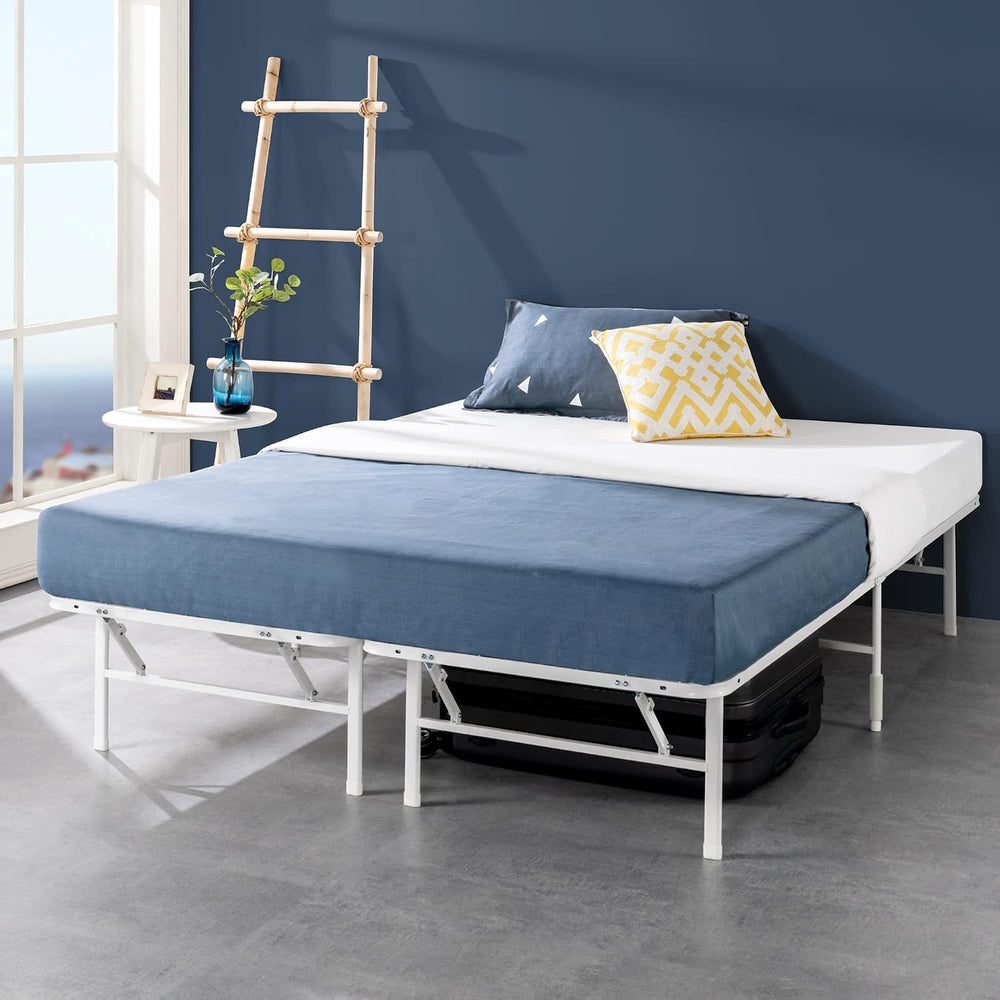 Zinus SmartBase Tool-Free Assembly Mattress Foundation, 14 Inch Metal Platfor...