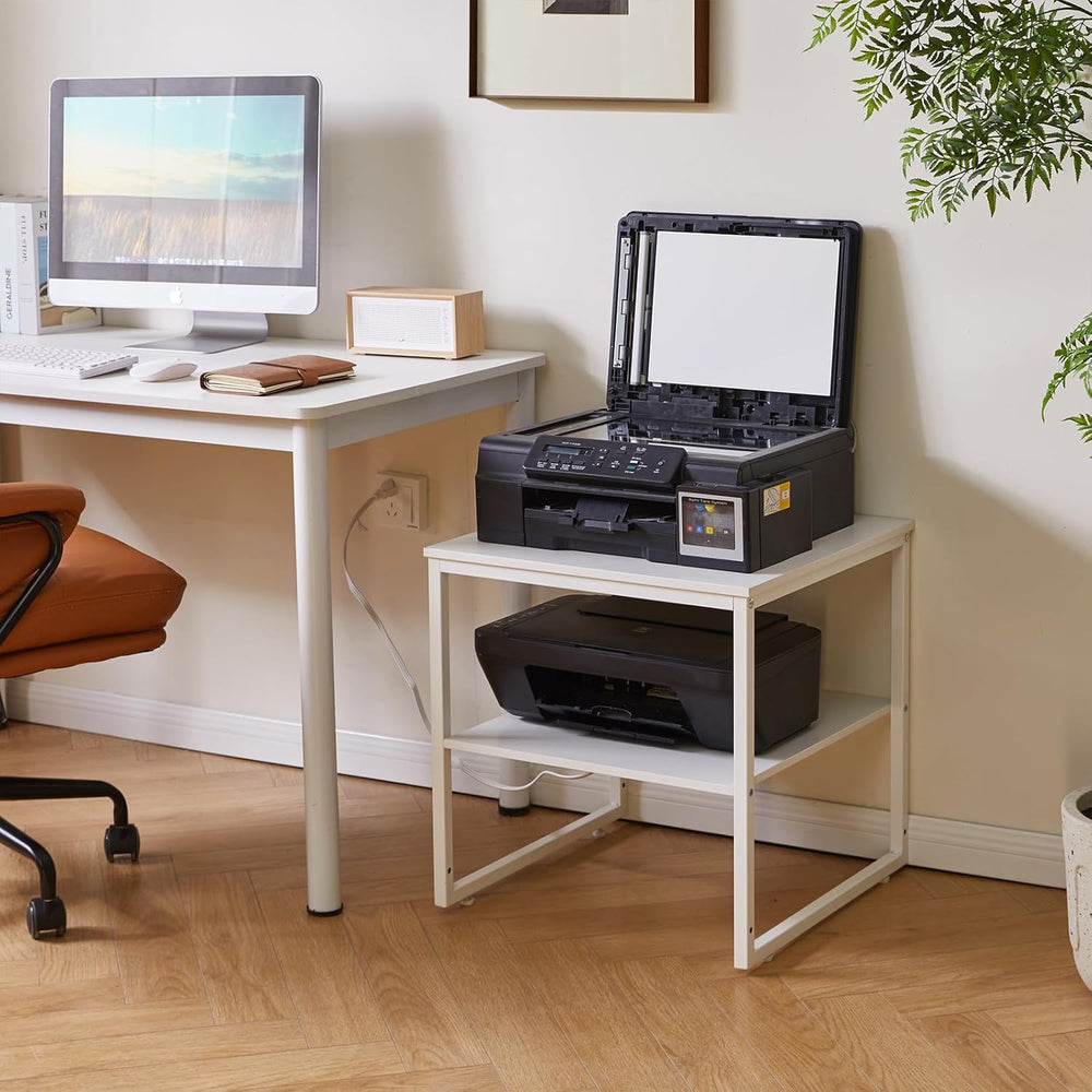 Aibiju Living Room Large Side Table, End Table with Charging Station, Refrige...