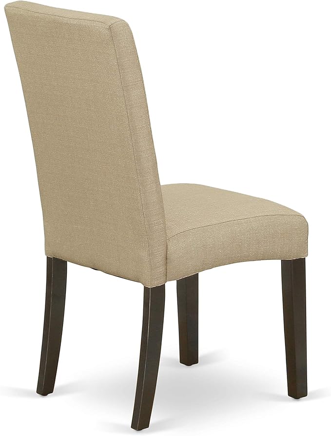 East West Furniture ANDR3-CAP-03 3 Piece Dining Room Table Set Contains a Rou...