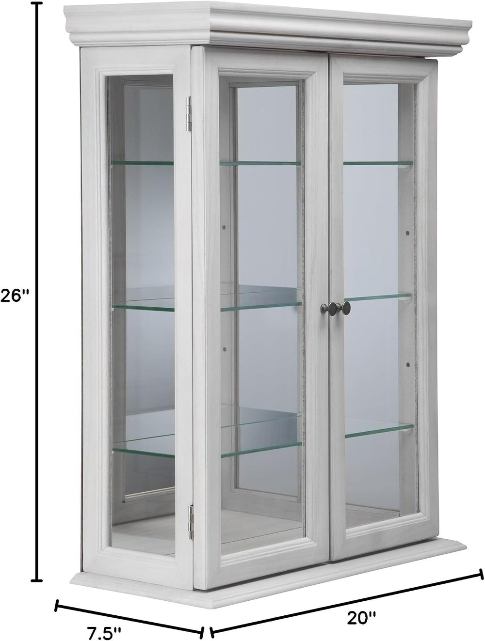 Design Toscano Country Tuscan Wall Curio Display and Storage Cabinet, 20 Inch...