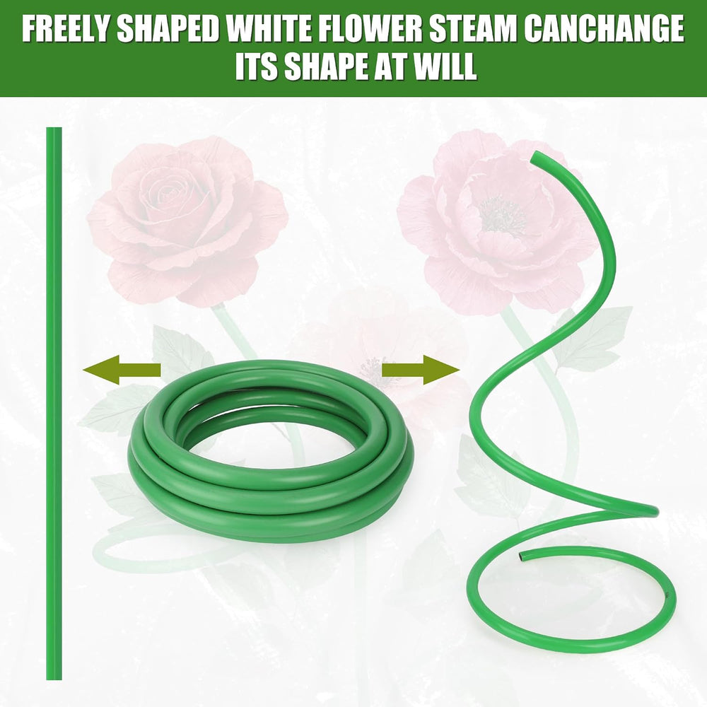 32ft Flexible Tube for Artificial Flowers, Flexible Pipe PVC Tubing Aluminum ...