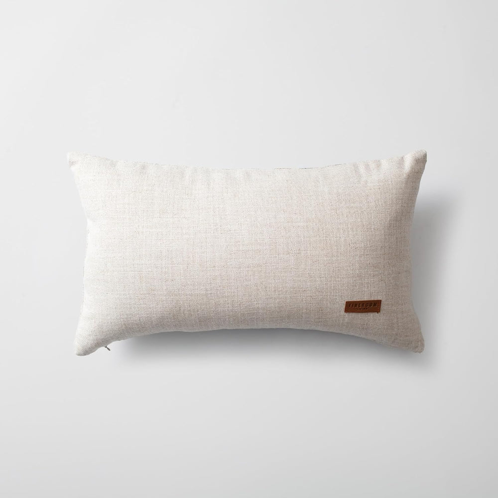 Throw Pillow Covers 20x20 Inch, Pack of 1 Textured Linen Blend with Woven Str...