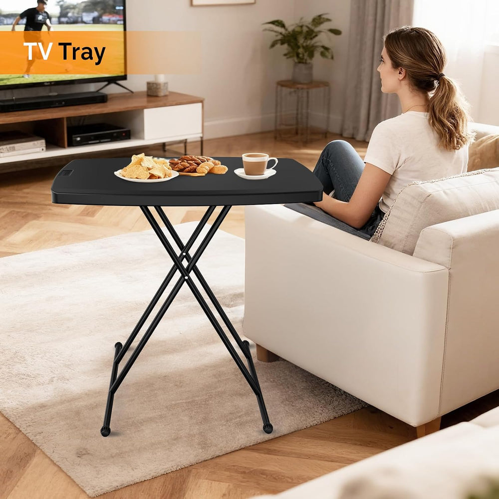 VINGLI 30" Small Folding Table Portable, Laptop TV Tray, Camping Table |...