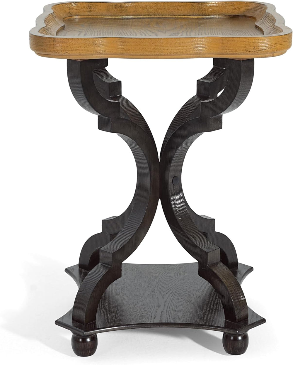 Christopher Knight Home Eudora 25" Small End Table, Hourglass Design Acc...