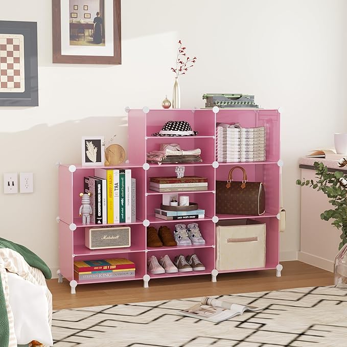 AWTATOS Closet Organizer 8 Cube Storage Shelves Clothes Organizers Closet