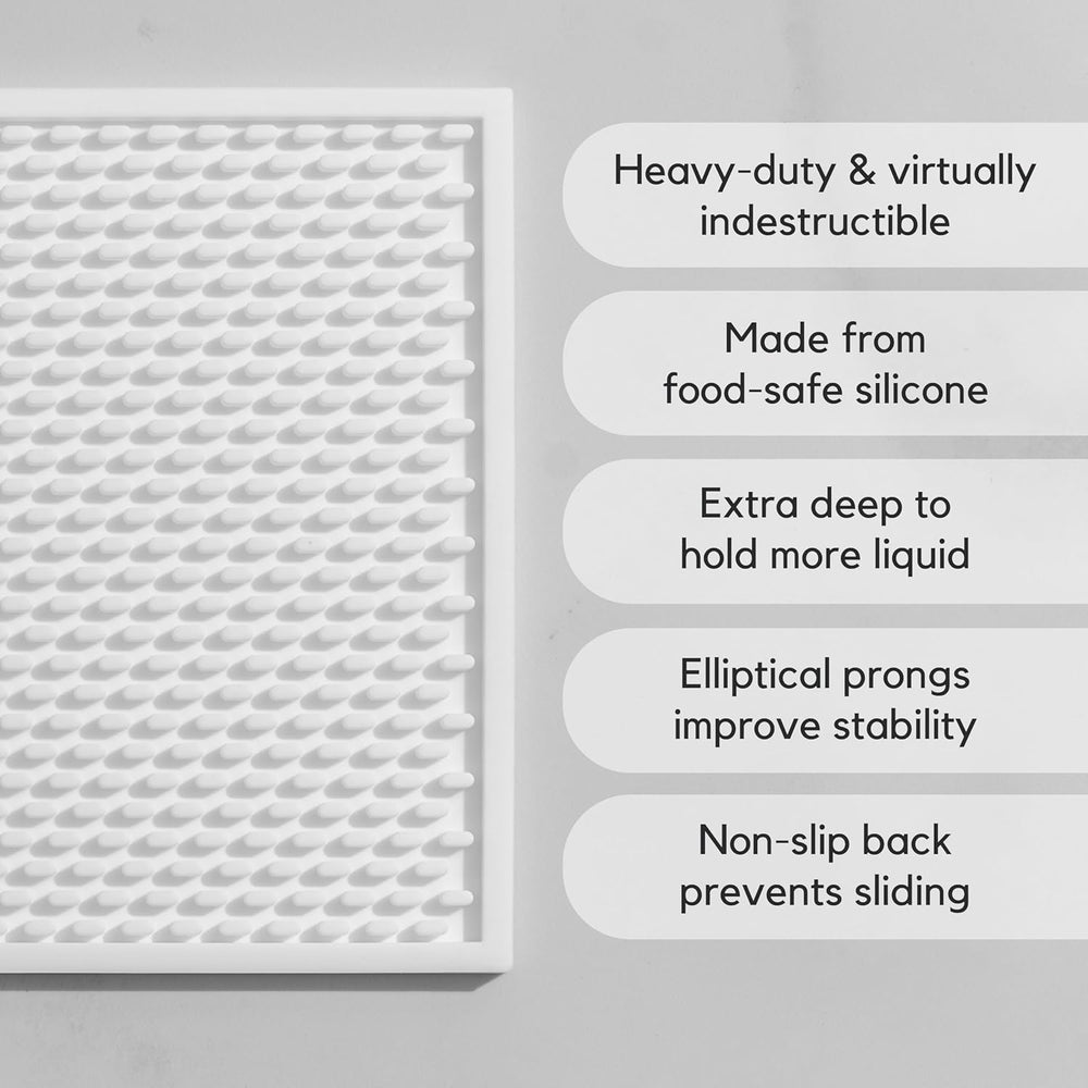 A Bar Above Bar Mat for Countertop, Food Safe Silicone, 12 x 18 Inch | Commer...