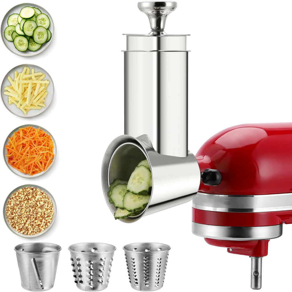 Stainless Steel Slicer Shredder Attachment