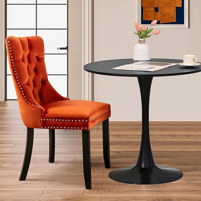 SoarFlash Kitchen Table and Chairs for 2, 31.5" Dining Table Set for 2 w...